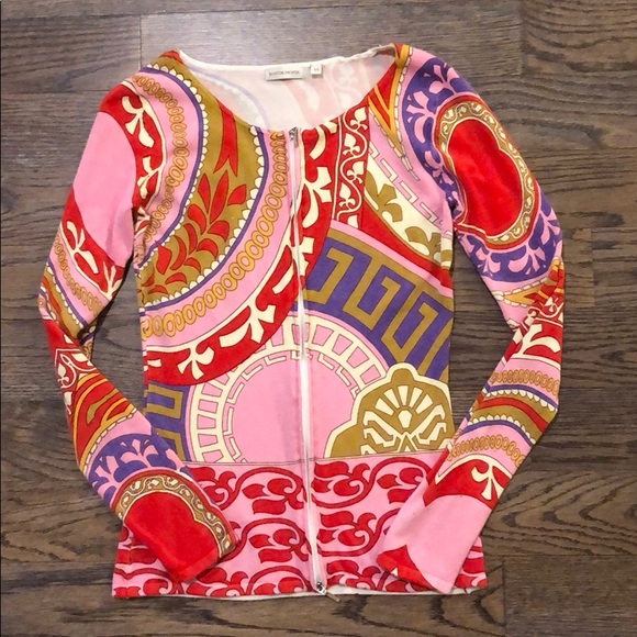 Boston Proper Sweaters - Boston Proper Cardigan Sweater Hermès Versace Prin